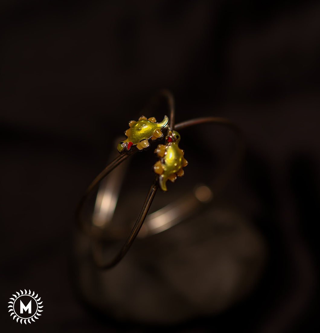 Dinosaurshaped Baby Bangle