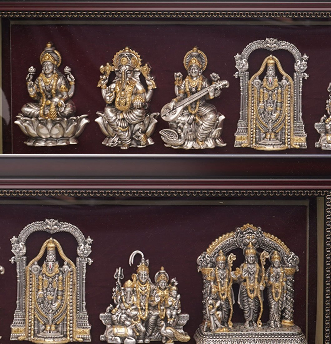 Lakshmi Ganesh Saraswathi Balaji Shiva Parivar Ram Parivar - 250 Gm